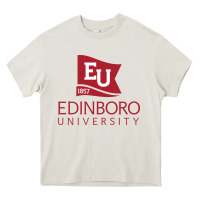 Cream Edinboro University Heavy Core Tee - linhVisuals