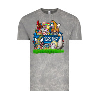 Cloud Rock Easter truck Vintage Tee - CowhideDigitalArt