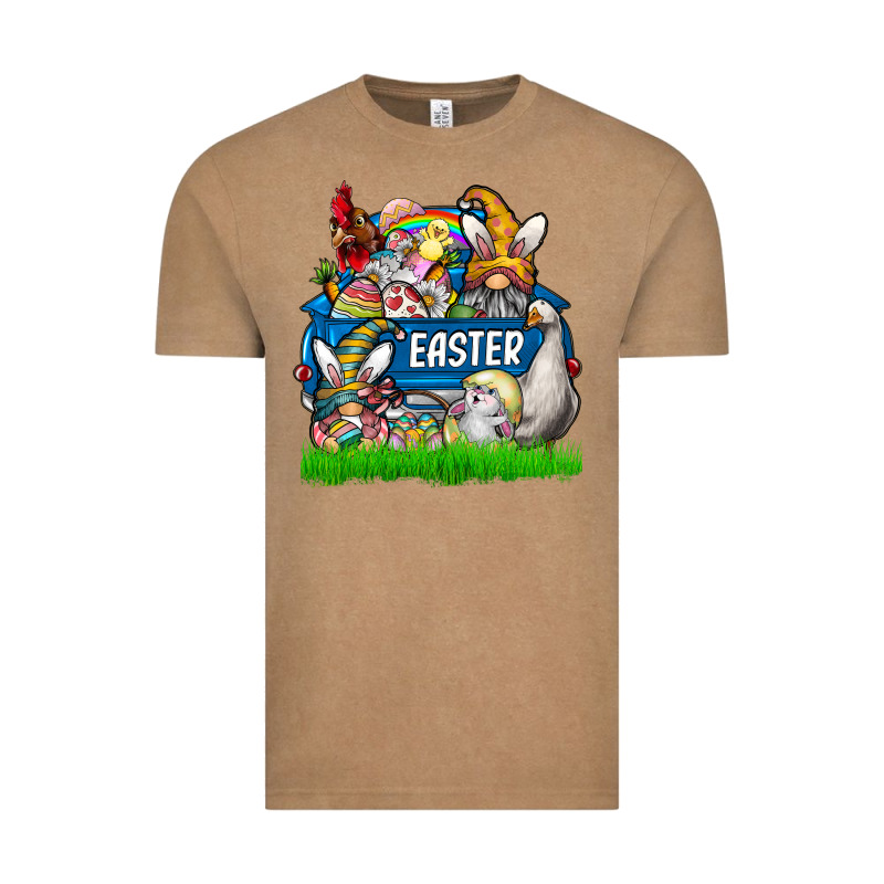 Easter Truck Vintage Tee by CowhideDigitalArt | Teevron