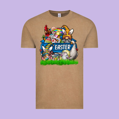 Easter Truck Vintage Tee Designed By Cowhidedigitalart