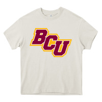 Cream bethune cookman Heavy Core Tee - linhVisuals