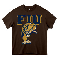 Chocolate Brown fiu panthers Heavy Core Tee - linhVisuals