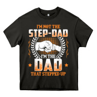 Asphalt mens i'm not the step dad i'm the dad that stepped up father gift t sh Heavy Core Tee - linhVisuals