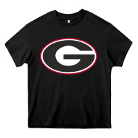 Black georgia a Heavy Core Tee - linhVisuals