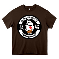 Chocolate Brown vasco#da#gama Heavy Core Tee - linhVisuals