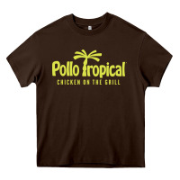 Chocolate Brown suitable-pollo-tropical-worn Heavy Core Tee - linhVisuals