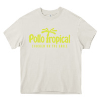 Cream suitable-pollo-tropical-worn Heavy Core Tee - linhVisuals