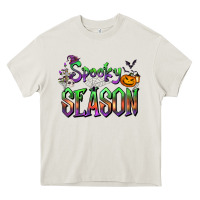 Cream Halloween Spooky Season Heavy Core Tee - FaDigitalArtStudio
