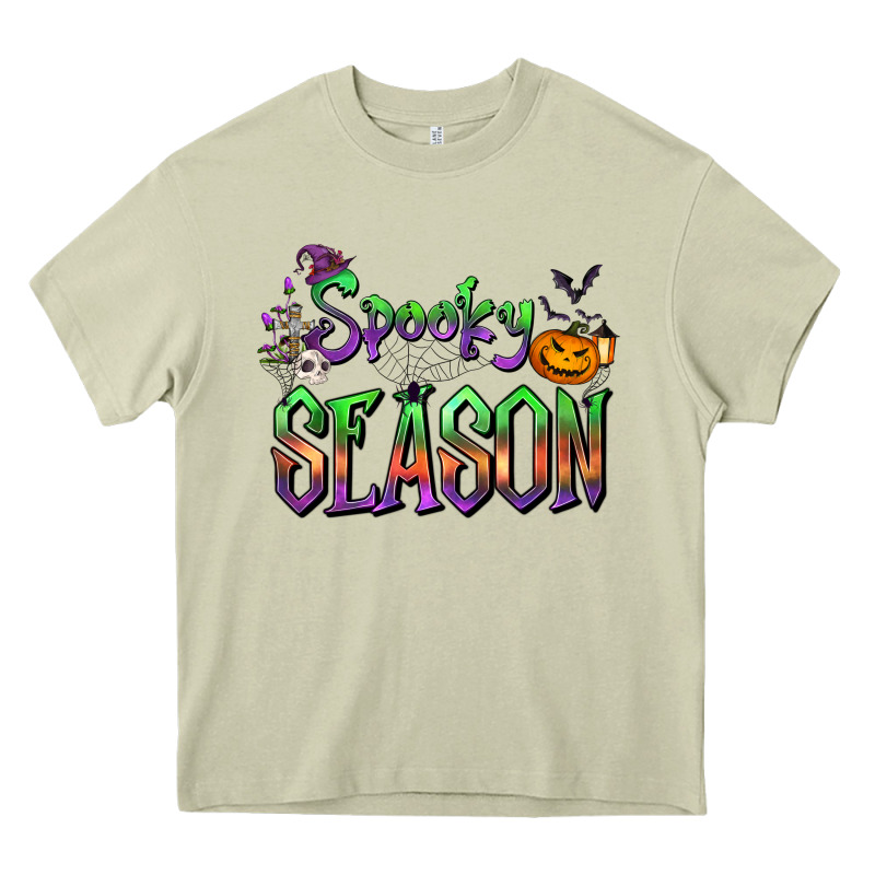 Halloween Spooky Season Heavy Core Tee by FaDigitalArtStudio | Teevron