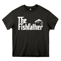 Mens The Fishfather Funny Fish Father Day Lover T Shirt T Shirt Heavy Core Tee | Teevron