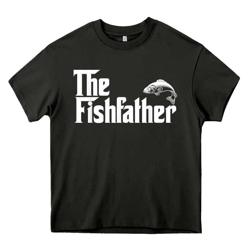 Mens The Fishfather Funny Fish Father Day Lover T Shirt T Shirt Heavy Core Tee by linhVisuals | Teevron