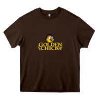 Chocolate Brown suitable-golden-chick-worn Heavy Core Tee - linhVisuals