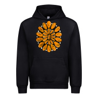 Black orange gemstone Urban Hoodie - RanaPortraitStore