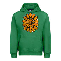 Emerald orange gemstone Urban Hoodie - RanaPortraitStore