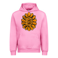 Fuchsia Pink orange gemstone Urban Hoodie - RanaPortraitStore