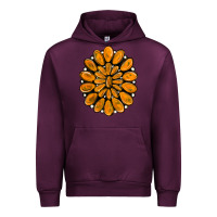 Mauve Wine orange gemstone Urban Hoodie - RanaPortraitStore