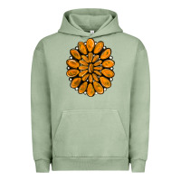 Pigment Oil Green orange gemstone Urban Hoodie - RanaPortraitStore