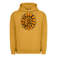 Pigment Peanut Butter orange gemstone Urban Hoodie - RanaPortraitStore