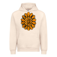 Orange Gemstone Urban Hoodie | Teevron