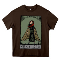 Chocolate Brown neko case clässic Heavy Core Tee - linhVisuals