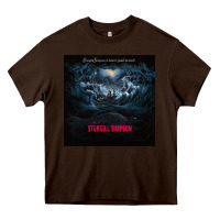 Chocolate Brown STURGILL SIMPSONS RM 2 Heavy Core Tee - linhVisuals