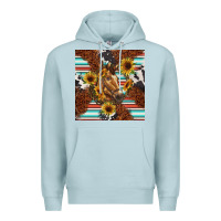 Blue Mist western horse Premium Hoodie - BarkalooDesign