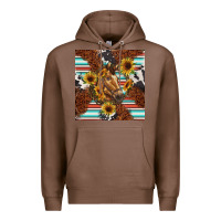 Chestnut western horse Premium Hoodie - BarkalooDesign