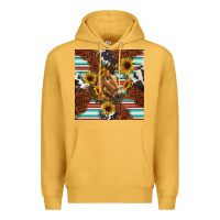 Mustard western horse Premium Hoodie - BarkalooDesign