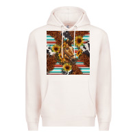Pale Pink western horse Premium Hoodie - BarkalooDesign