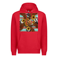 Red western horse Premium Hoodie - BarkalooDesign