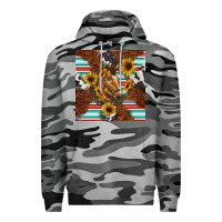 Slate Camo western horse Premium Hoodie - BarkalooDesign