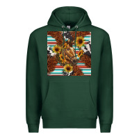 Sports Green western horse Premium Hoodie - BarkalooDesign