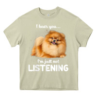 Mossy pomeranian i hear you not listening t shirt Heavy Core Tee - linhVisuals