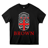 Black brown university Heavy Core Tee - linhVisuals