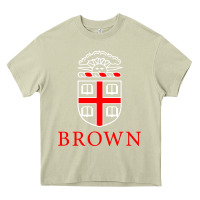 Mossy brown university Heavy Core Tee - linhVisuals