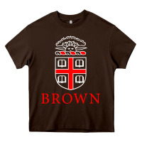 Chocolate Brown brown university Heavy Core Tee - linhVisuals