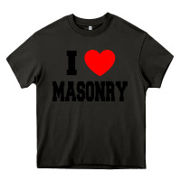 Asphalt i love masonry Heavy Core Tee - linhVisuals