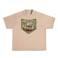 Burro Christmas Pocket Urban Heavy Tee - CowhideDigitalArt