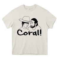 Cream the walking dead  coral Heavy Core Tee - linhVisuals