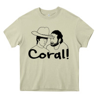 Mossy the walking dead  coral Heavy Core Tee - linhVisuals