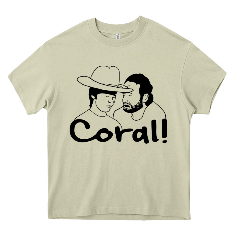 The Walking Dead  Coral Heavy Core Tee by linhVisuals | Teevron