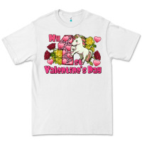White My first valentine's day unicorn Premium Tee - FaDigitalArtStudio