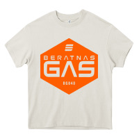Cream beratnas gas Heavy Core Tee - linhVisuals