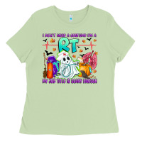 Matcha respiratory therapist halloween humor Ladies Tee - CowhideDigitalArt