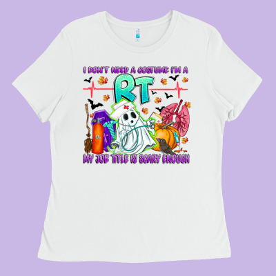 Respiratory Therapist Halloween Humor Ladies Tee Designed By Cowhidedigitalart