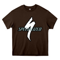 Chocolate Brown Specialized Bikes Bicycle Heavy Core Tee - linhVisuals