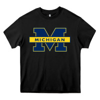 Black michigan Heavy Core Tee - linhVisuals