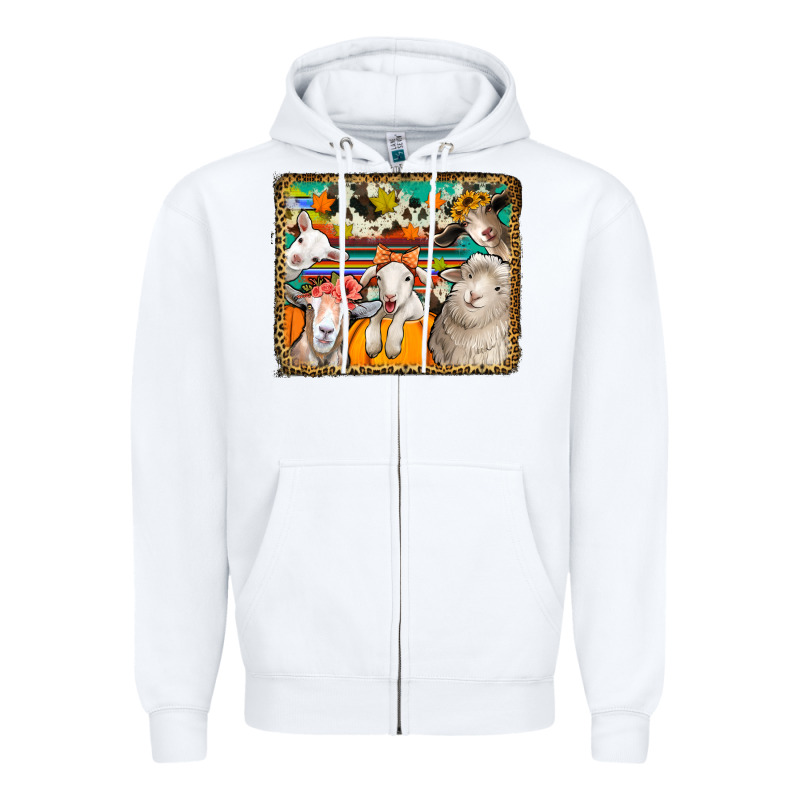 Autumn Sheeps Zipper Hoodie by Jasminsmagicworld | Teevron