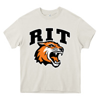 Cream tiger Heavy Core Tee - linhVisuals