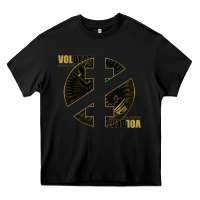Black volbeat album art Heavy Core Tee - linhVisuals
